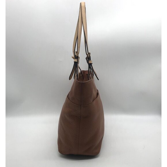 Michael Kors Acorn Pebbled Leather Medium Bedford Tote - Picture 4 of 12